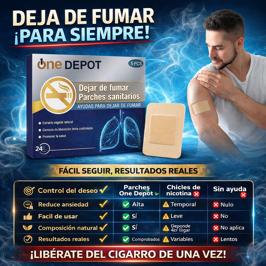 10 Parches Para No Fumar. One Depot